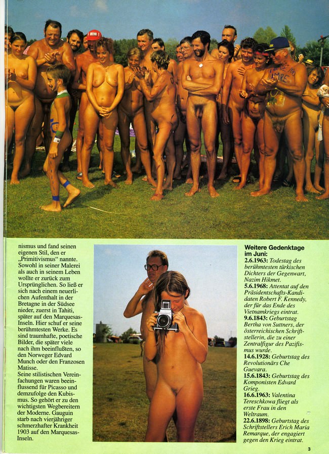 Jung und Frei Nr.61 Magazin mit nackten FKK-Fotos [Naturism Online]