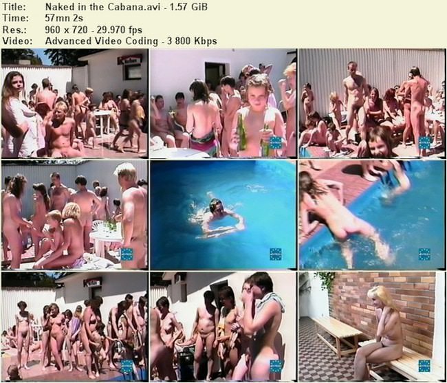 Familien Nudisten Videos - Nackt in der Cabana [Naturism Online]